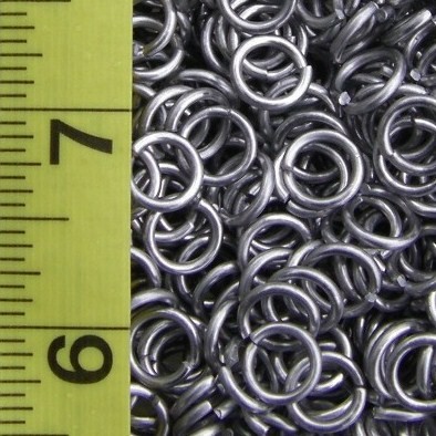 16 Gauge 1/4 ID Aluminum Jump Rings