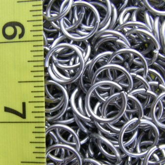 16 Gauge 3/8 ID Aluminum Jump Rings